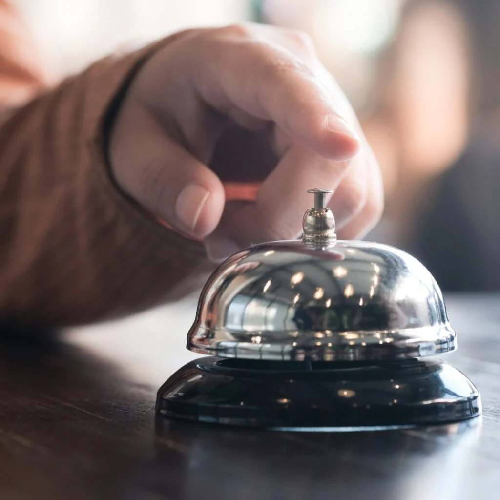 reservation desk bell