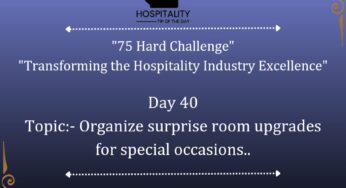 Organizing Surprise Room Upgrades for Special Occasions in the Hospitality Industry