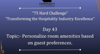 Personalizing Room Amenities in the Hospitality Industry