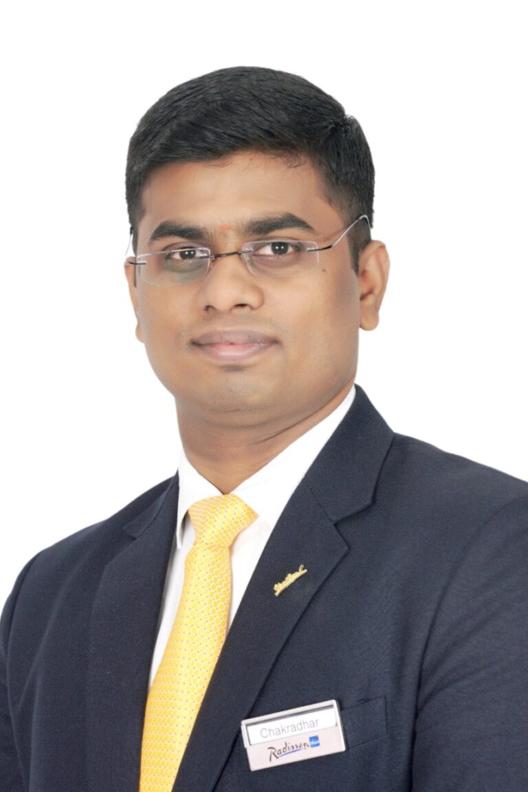 Radisson Blu Resort Visakhapatnam announces the promotion of Mr. Chakradhar Chadaram to the position of Director of Services