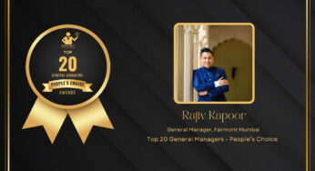 Rajiv Kapoor the esteemed General Manager of Fairmont Mumbai Wins Top 20 General Manager People’s Choice Awards 2024