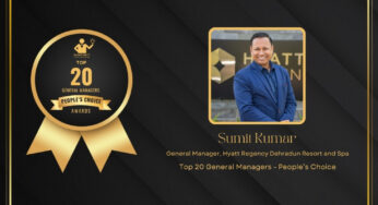 Sumit Kumar General Manager of Hyatt Regency Dehradun Resort and Spa Honored in Top 20 General Manager People’s Choice Awards 2024