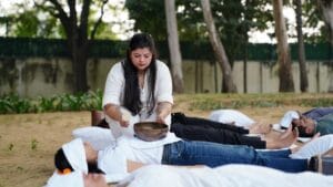 Sound Healing Session During The Launch Of Soulebration by FNP