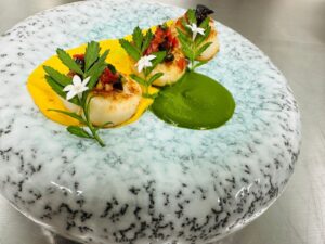 Moringa Podi Scallops