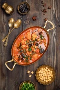 Vegetable Tagine in Orange Sauce