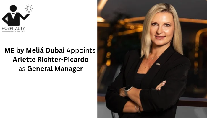 Arlette Richter-Picardo appointed General Manager of ME by Meliá Dubai